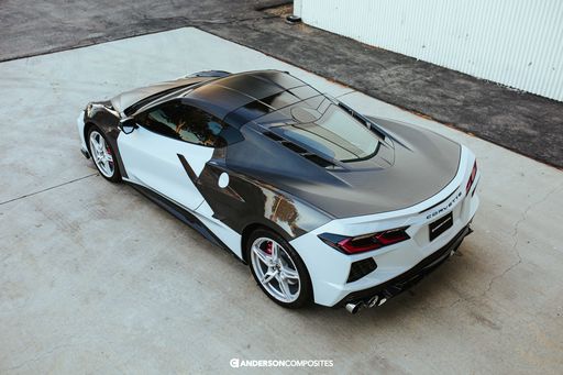 2020-2024 CHEVROLET CORVETTE C8 DRY CARBON ROOF REPLACEMENT FITS Z06 & STINGRAY