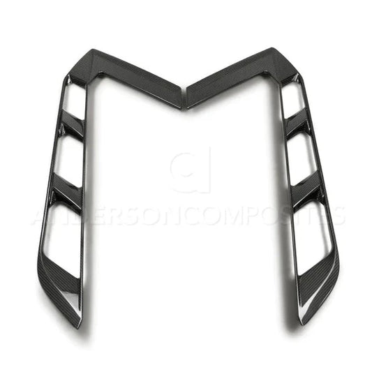 Anderson Composites carbon fiber rear hatch vents for Corvette C8