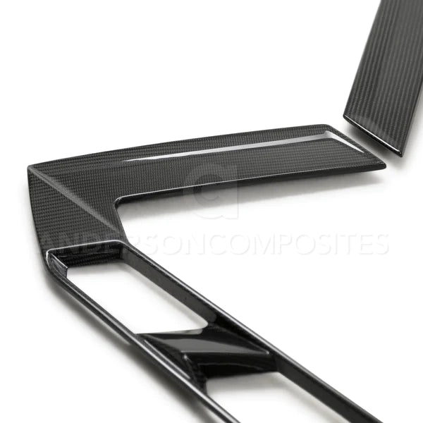 2020 - 2024 CORVETTE C8 CARBON FIBER REAR HATCH VENTS