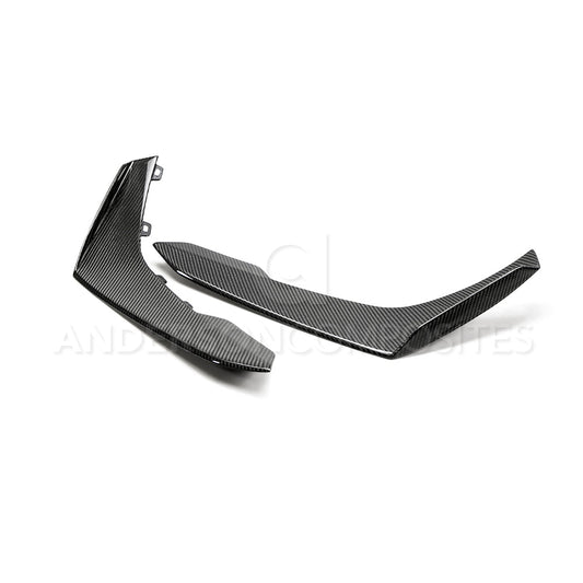 2017 - 2024 CAMARO ZL1 1LE CARBON FIBER FRONT BUMPER CANARDS (DIVE PLANES)