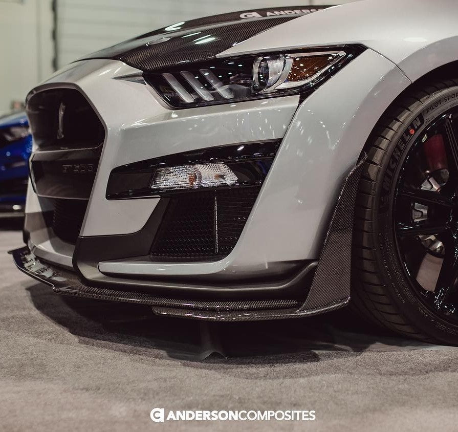 2020 - 2023 Mustang Shelby GT500 Front Splitter Wickers