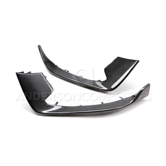 Anderson Composites carbon fiber bumper inserts for Mustang GT350