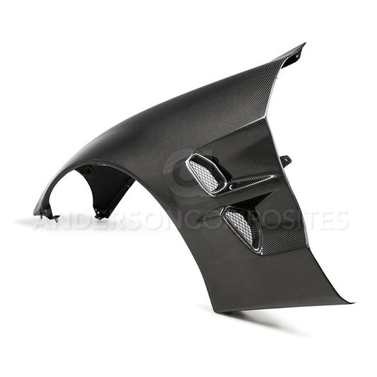 2005-2013 CHEVROLET CORVETTE C6 TYPE-ZR1 CARBON FIBER FENDERS (1.65" WIDER)