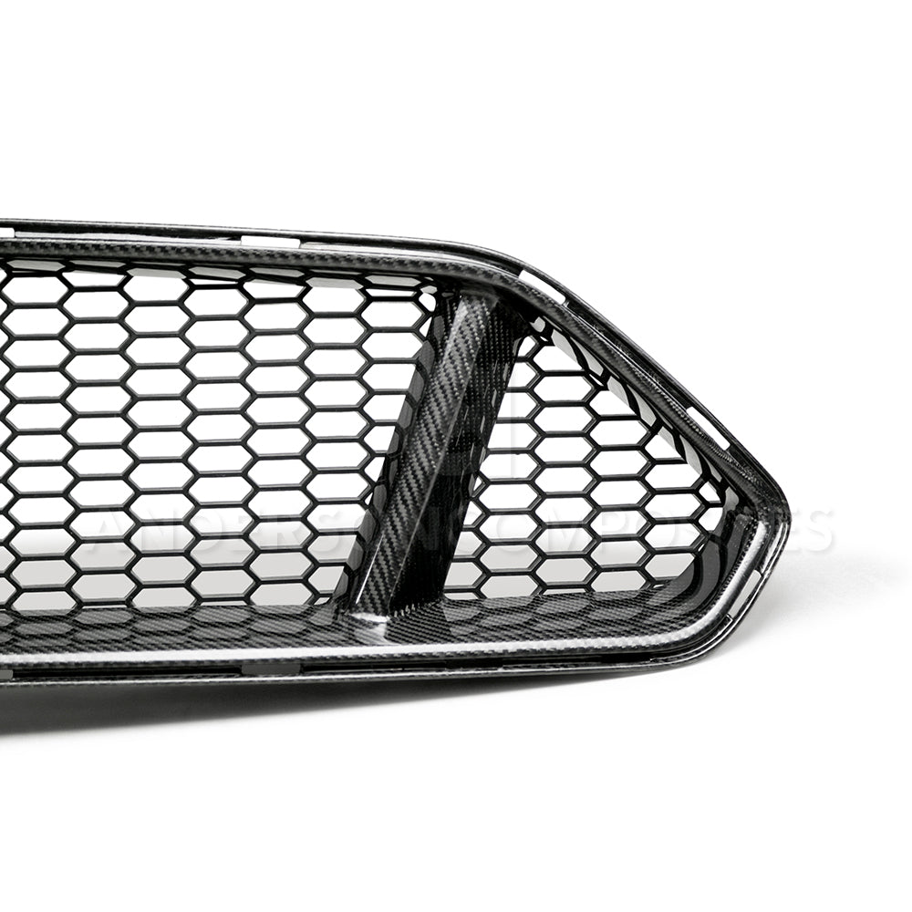 2018 - 2023 FORD MUSTANG TYPE-GT CARBON FIBER UPPER GRILLE