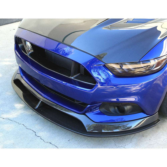 2015 - 2017 Mustang Carbon Fiber Type-AR Front Chin Splitter