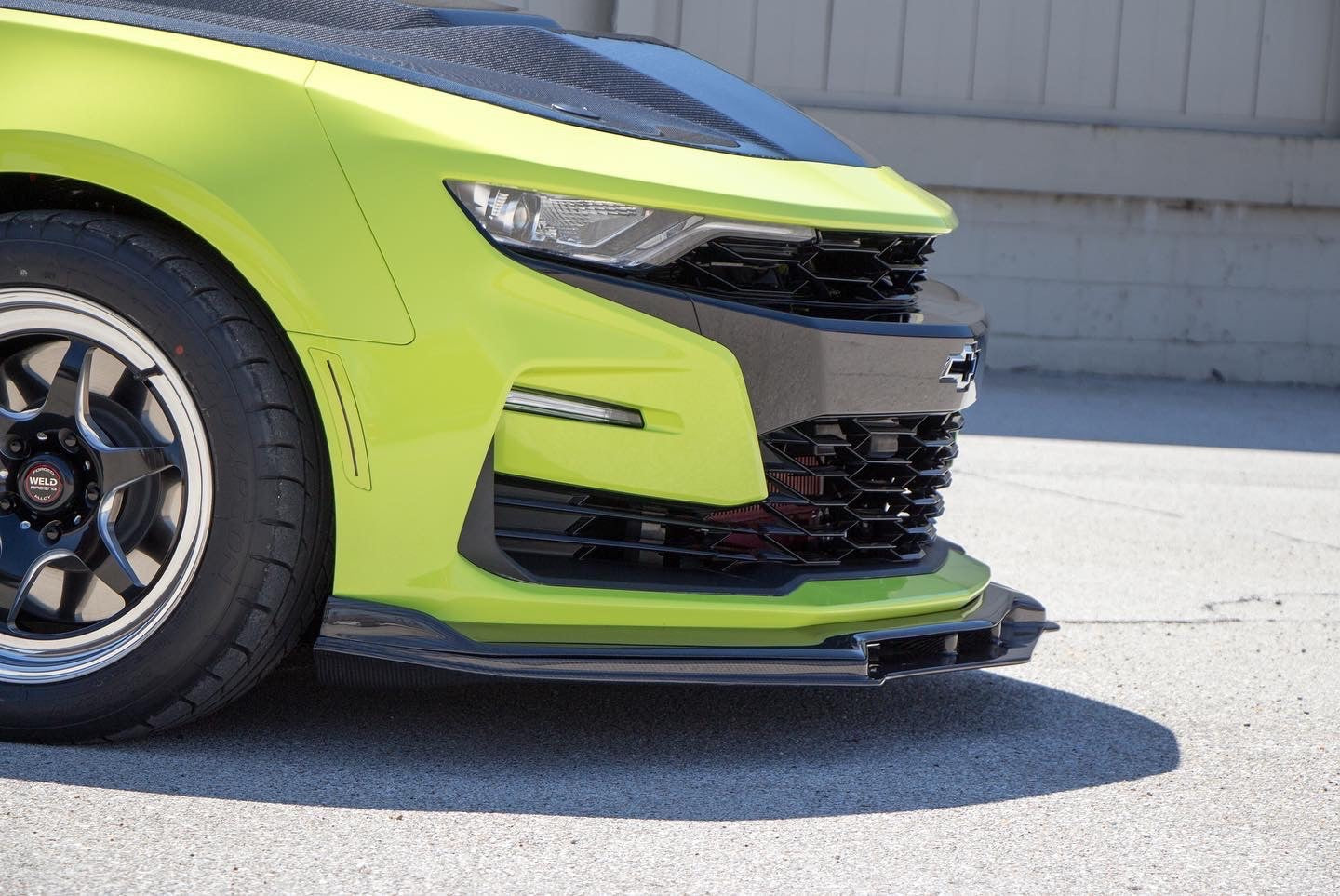 2019 - 2024 Chevrolet Camaro SS Type-OE Carbon Fiber Upper Front Chin Spoiler