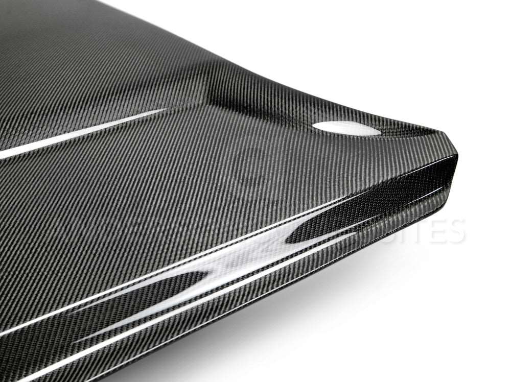 2015 - 2017 Mustang Double-Sided Carbon Fiber GT350 Style Hood