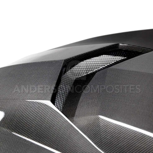 2016 - 2024 CAMARO TYPE-AZ DOUBLE SIDED CARBON FIBER HOOD