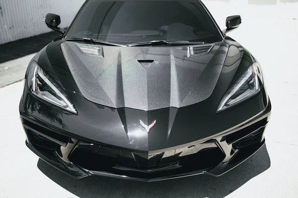 2020 - 2024 CORVETTE C8 STINGRAY/Z06 TYPE-GT CARBON FIBER FRONT HOOD