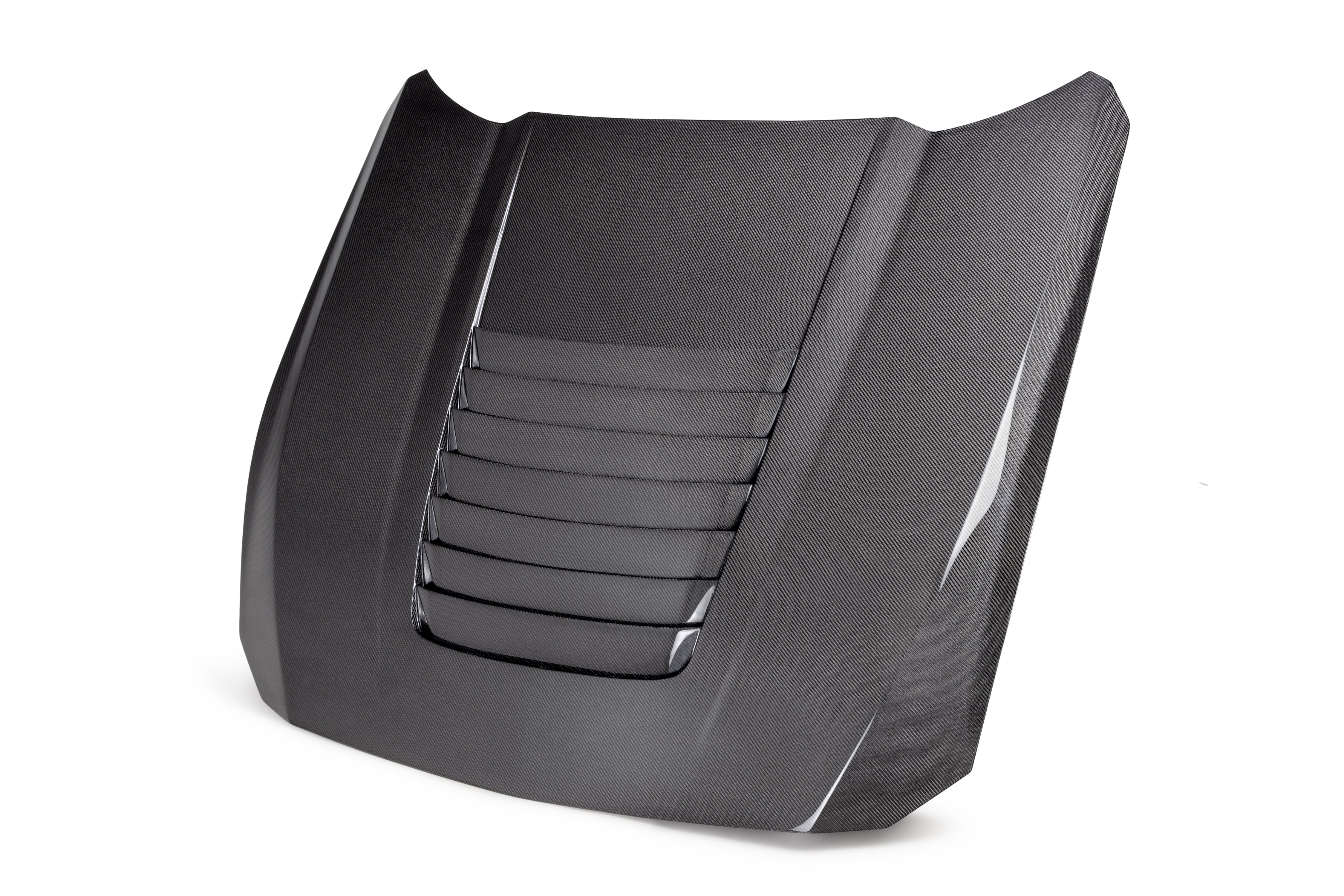2024 FORD MUSTANG TYPE-GT5 DOUBLE-SIDED CARBON FIBER HOOD – AUTOBUNCH®