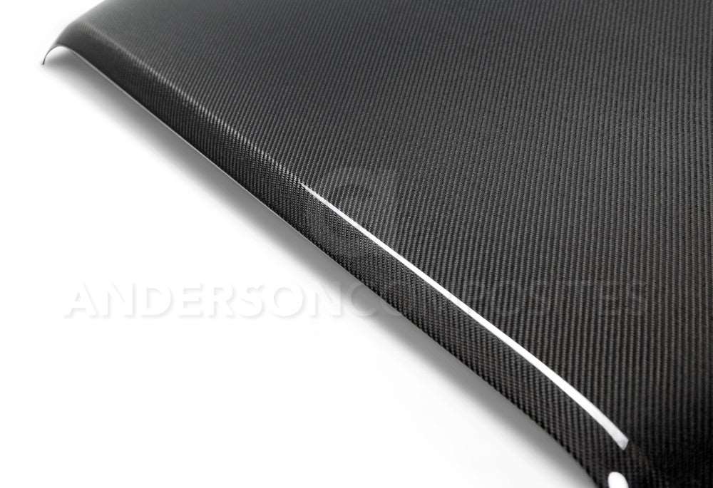 2007 - 2018 Jeep Wrangler (JK) Carbon Fiber Type-OE Hood