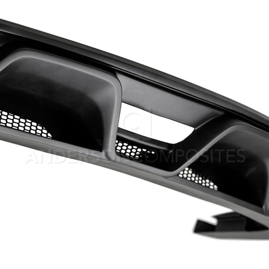 2015 - 2017 Mustang GT350 Style Fiberglass Rear Diffuser