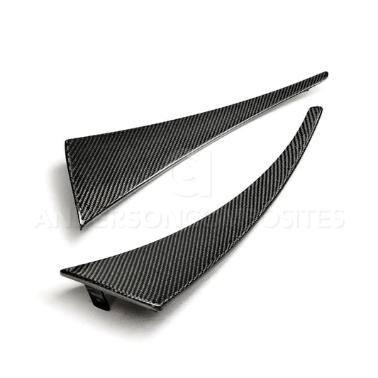 2014 - 2019 CORVETTE C7 CARBON FIBER REAR MUD GUARDS