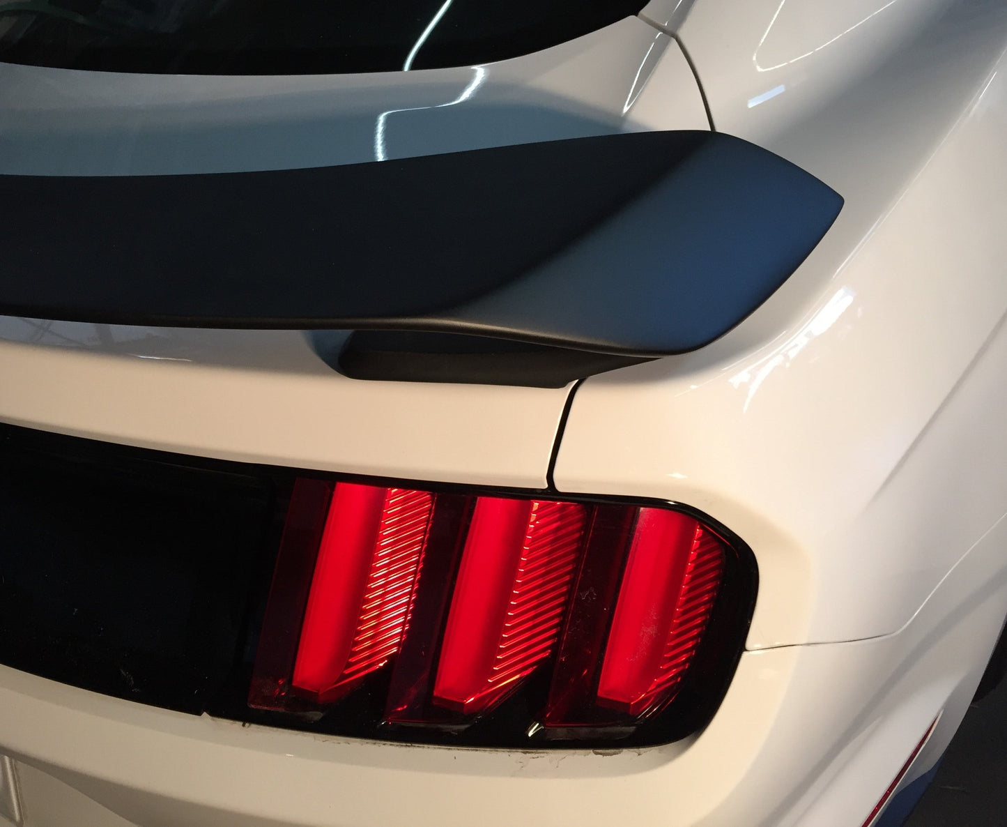 2015 - 2023 Mustang Fiberglass GT350R Style Rear Spoiler