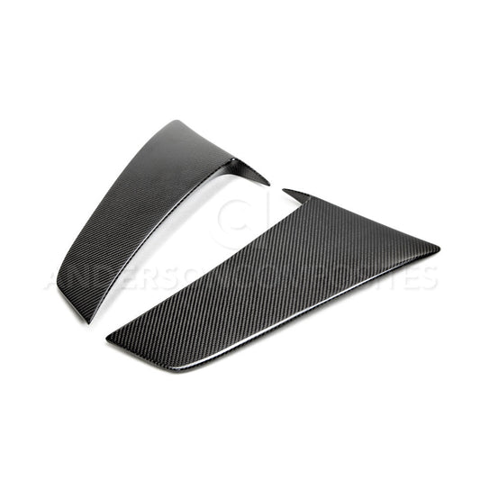 Anderson Composites carbon fiber side scoops for Ford Mustang