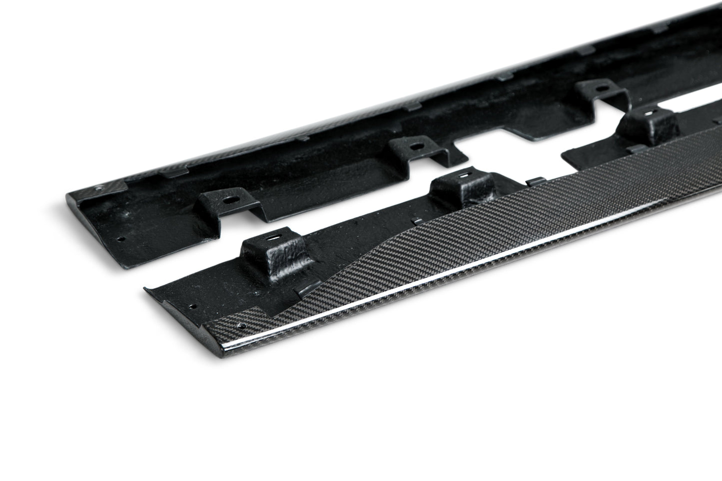 2015 - 2023 Mustang Carbon Fiber Type-OE Side Rocker Panels (Pair)