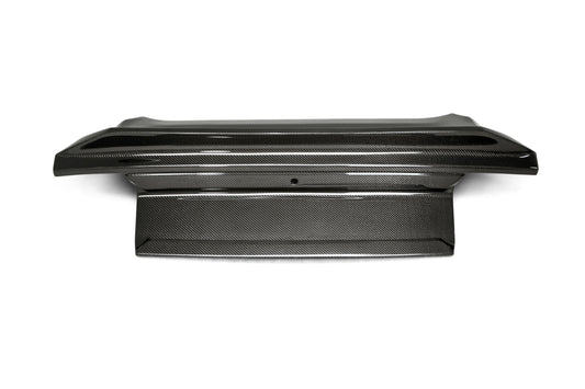 2015 - 2023 Mustang Double-Sided Carbon Fiber Type-ST Decklid with Integrated Spoiler