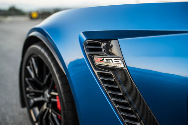 2015 - 2019 CORVETTE C7 Z06/GRAND SPORT CARBON FIBER FENDER FRONT EXTENSIONS