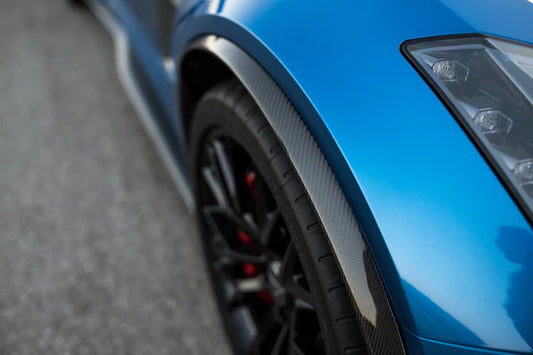 2015 - 2019 CORVETTE C7 Z06/GRAND SPORT CARBON FIBER FENDER FRONT EXTENSIONS