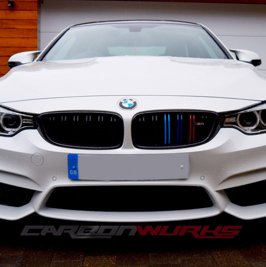 BMW M3 / M4 CARBON FIBRE KIDNEY GRILLES – M POWER COLOURS