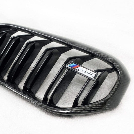 BMW M5 F90 CARBON FIBRE FRONT GRILLES 2021+ FACELIFT