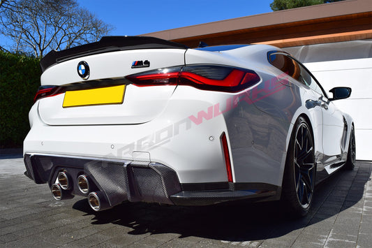 BMW M3 (G80 / G81) M4 (G82 & G83) CARBON FIBRE REAR SIDE SPLITTER DIFFUSERS