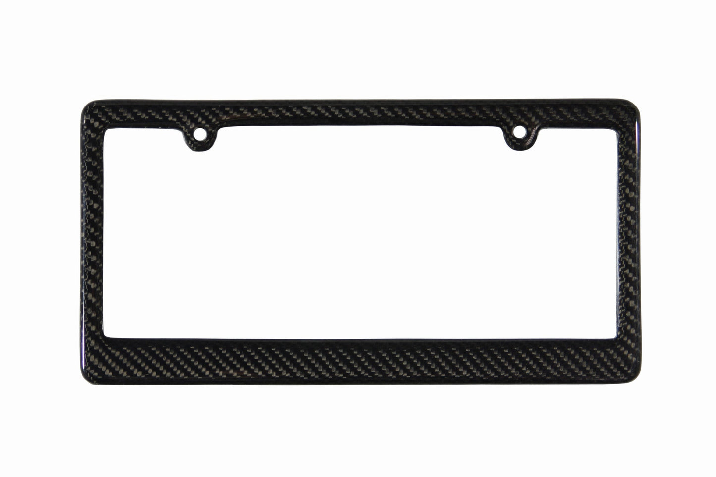 Carbon Fiber License Plate Frame (2 Holes)