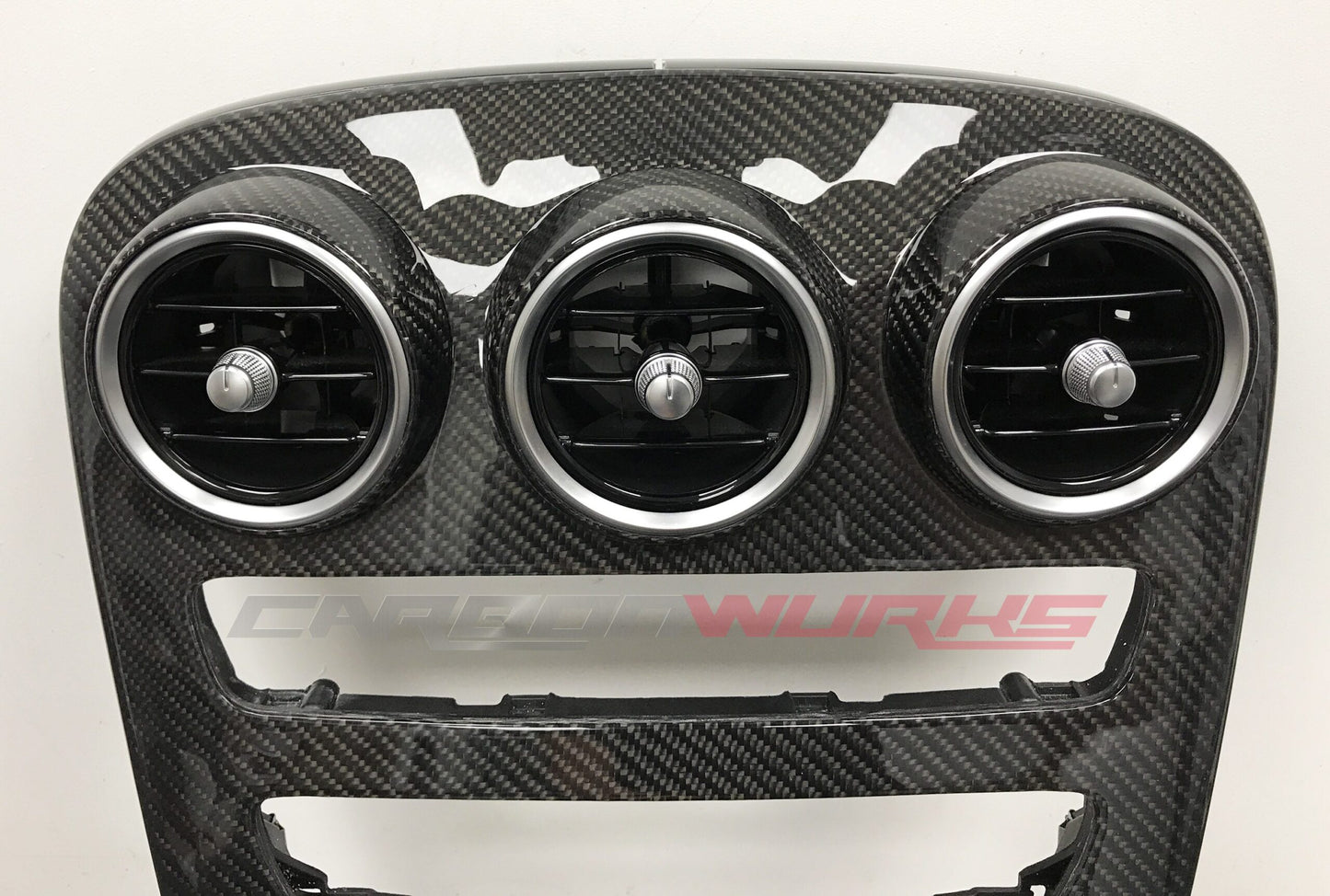 MERCEDES C63 / C-CLASS CARBON FIBRE DASHBOARD AIR VENTS
