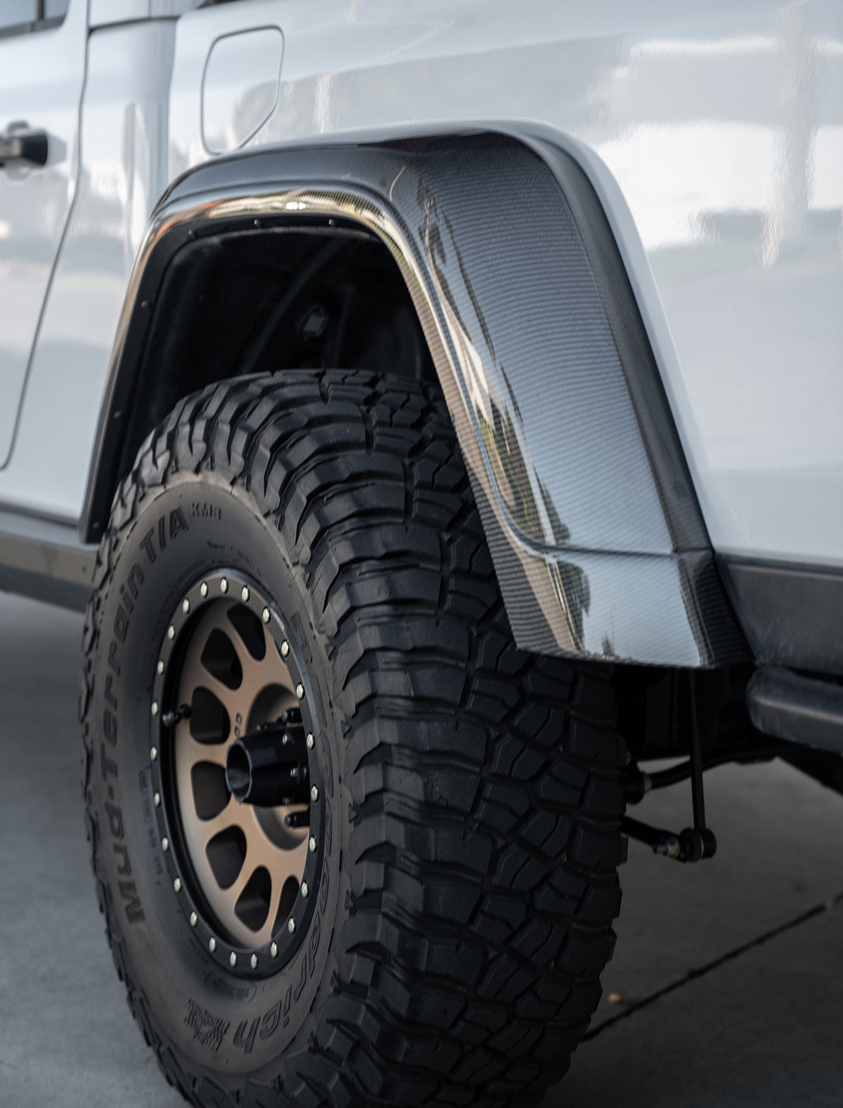 2020-2024 Jeep Gladiator (JT) Carbon Fiber Rear Fender Flares (Pair)