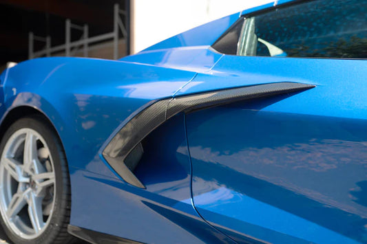 Anderson Composites carbon fiber door handle covers for Corvette C8 – view 2