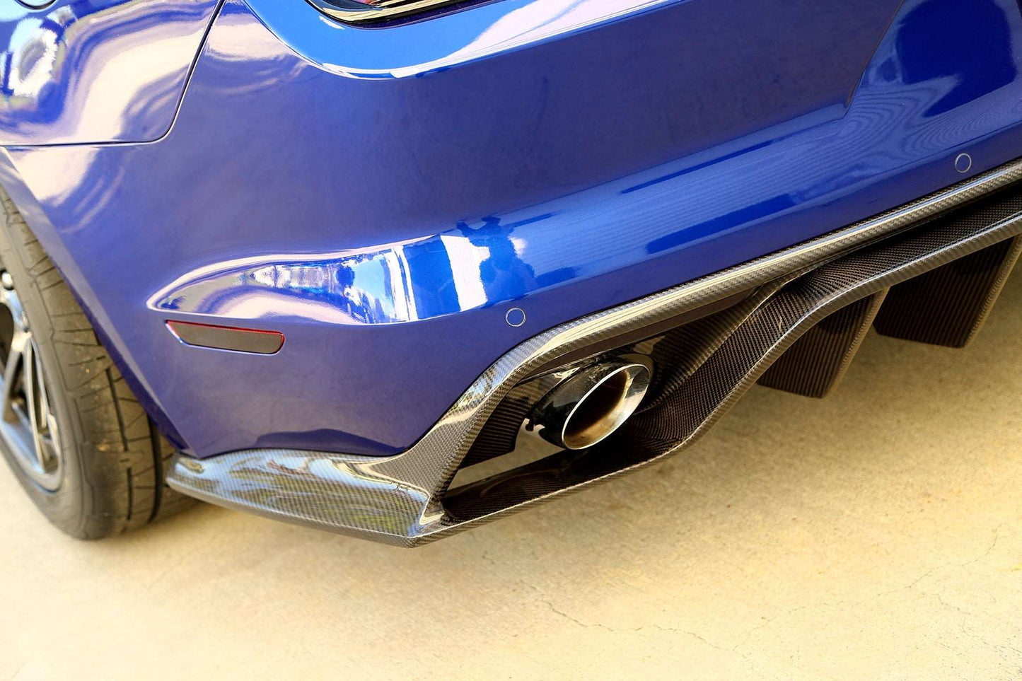 2015 - 2017 Mustang Carbon Fiber Type-AR Rear Diffuser