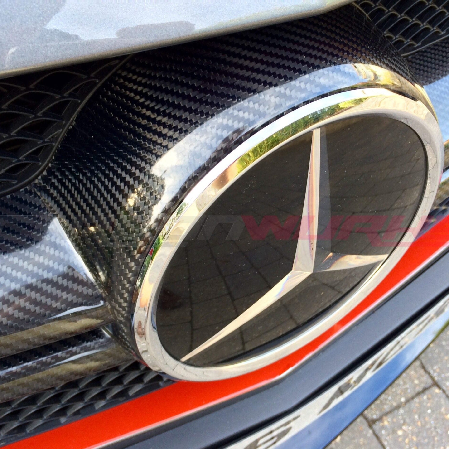 MERCEDES BENZ A45 AMG CARBON FIBRE GRILLE – AUTOBUNCH®