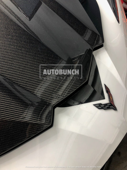 2020 - 2024 CORVETTE C8 STINGRAY/Z06 TYPE-GT CARBON FIBER FRONT HOOD