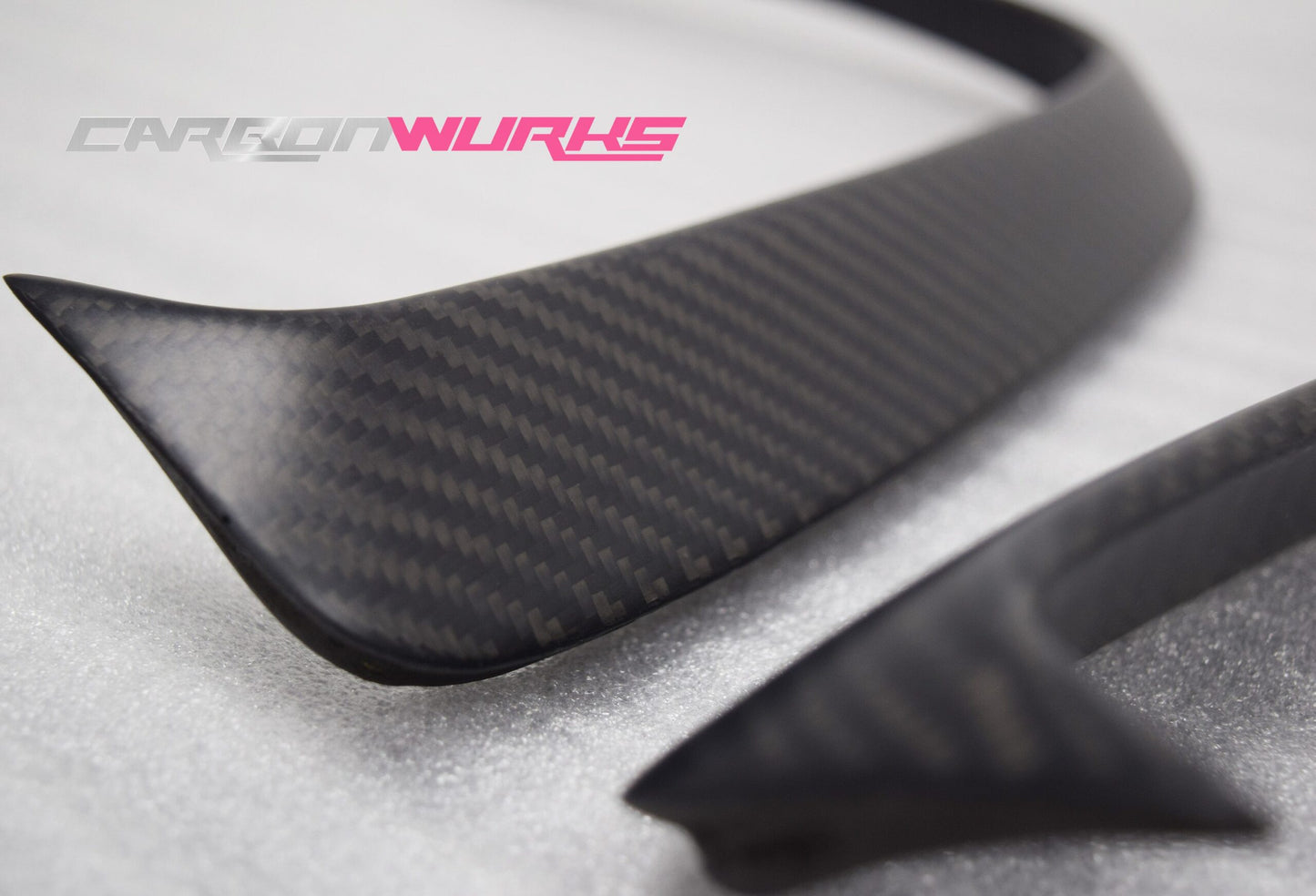 MERCEDES A-CLASS CARBON FIBRE REAR BUMPER FLICKS / SPOILER