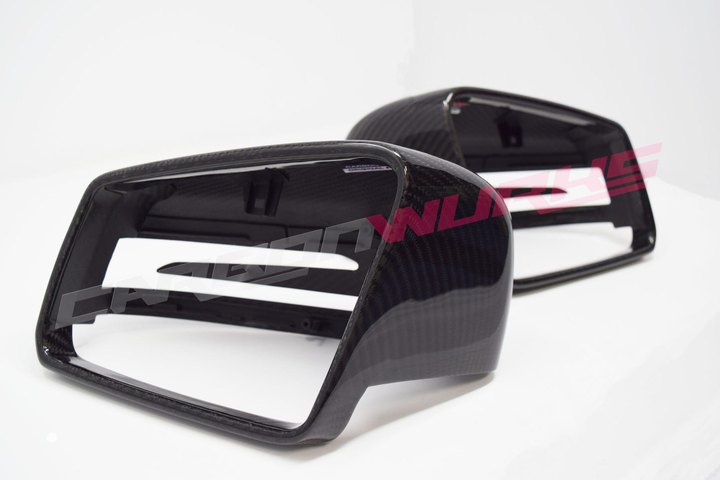 MERCEDES BENZ MATTE OR GLOSS CARBON FIBRE MIRRORS