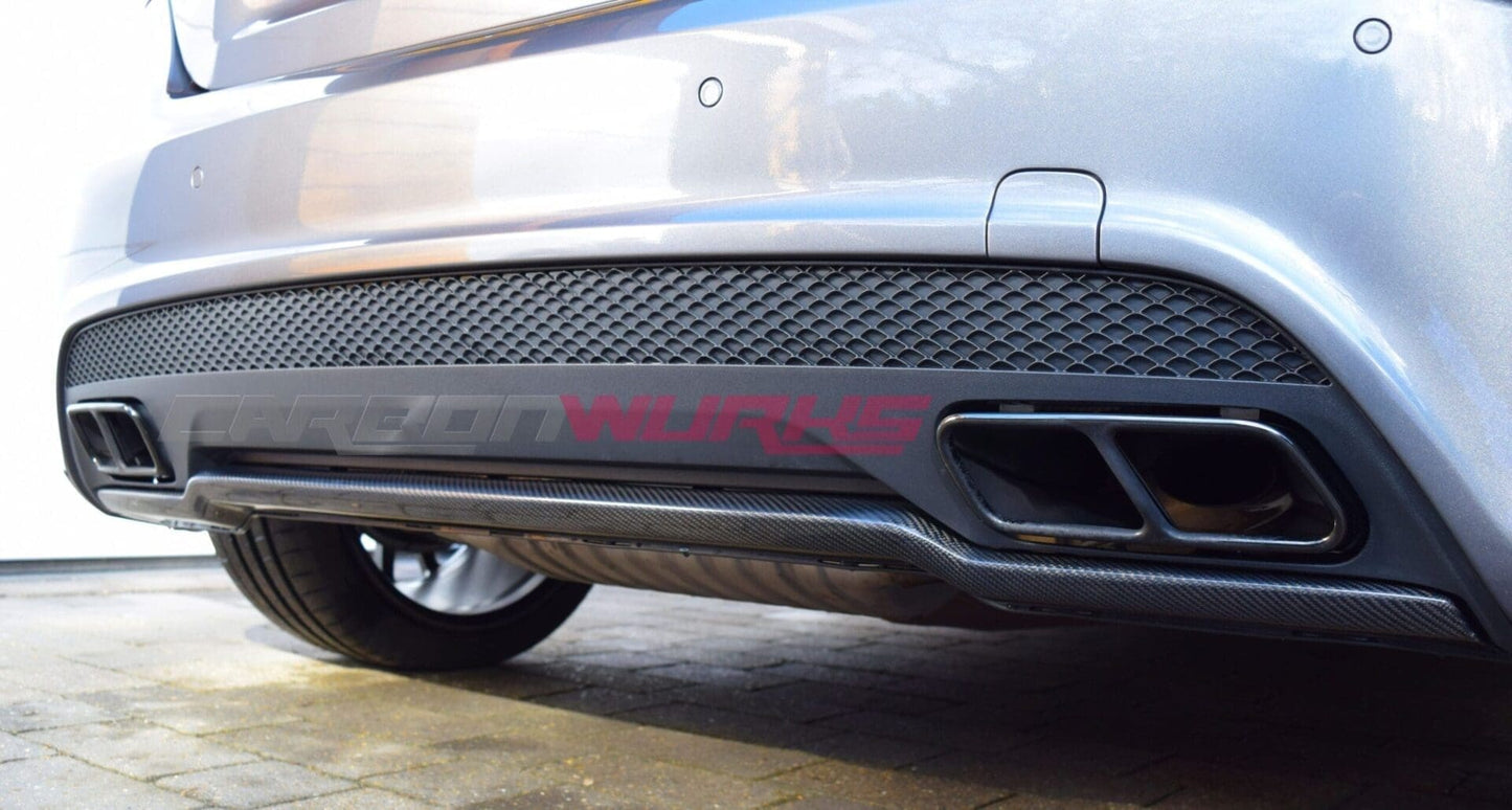 MERCEDES BENZ A45 AMG CARBON FIBRE REAR DIFFUSER LIP SPOILER