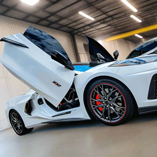 C8 Stingray Vertical Doors Inc Lambo Door Kit / Fits 2020-2024