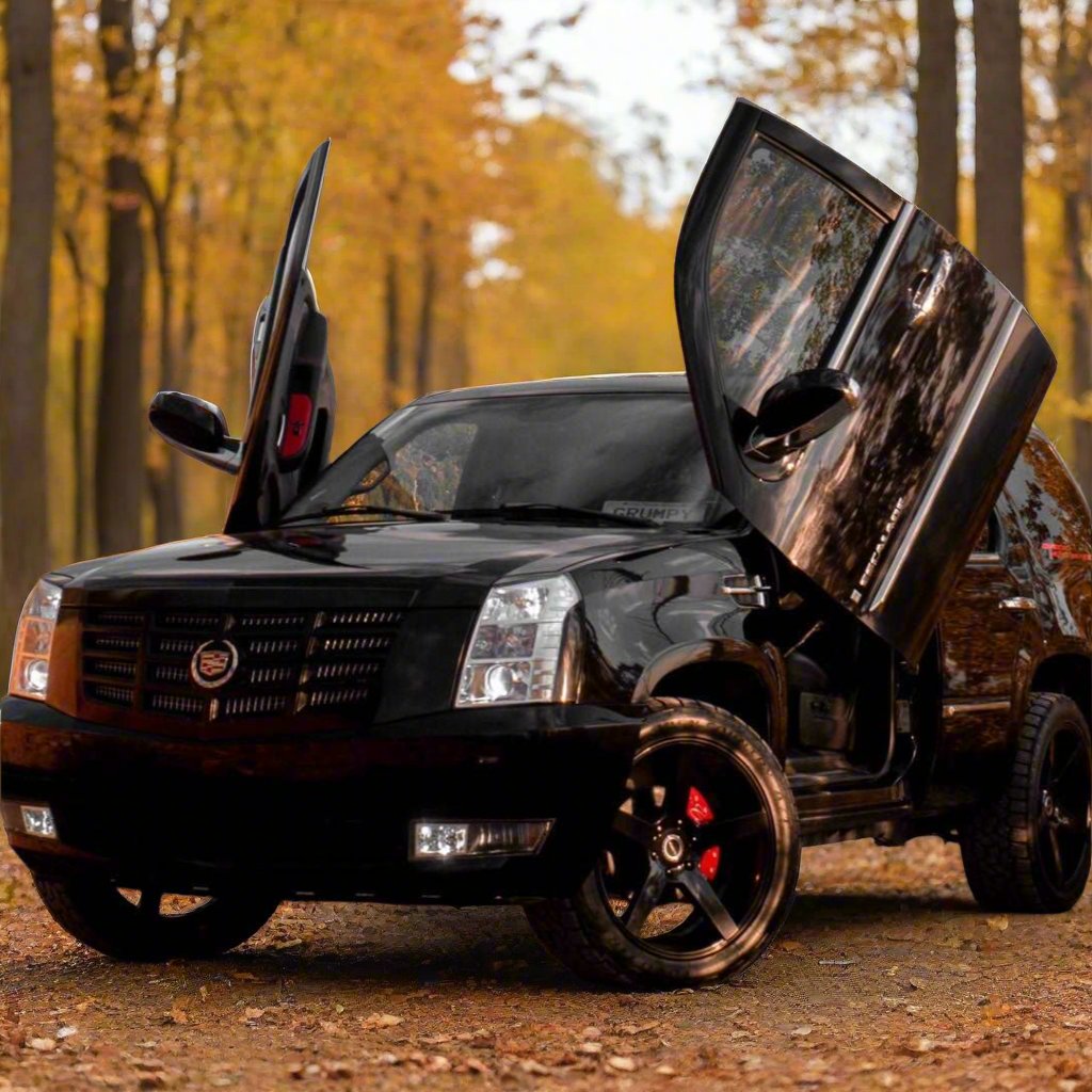 For Cadillac Escalade Door Mirror 2002 2003 2004 2005 2006 Driver Side | Manual | Textured Black | Replacement For GM1320230 | 25876714 Genuine Door Trim Rear Drive Side Door Black Ebony 2015-20 Cadillac  Escalade ESV