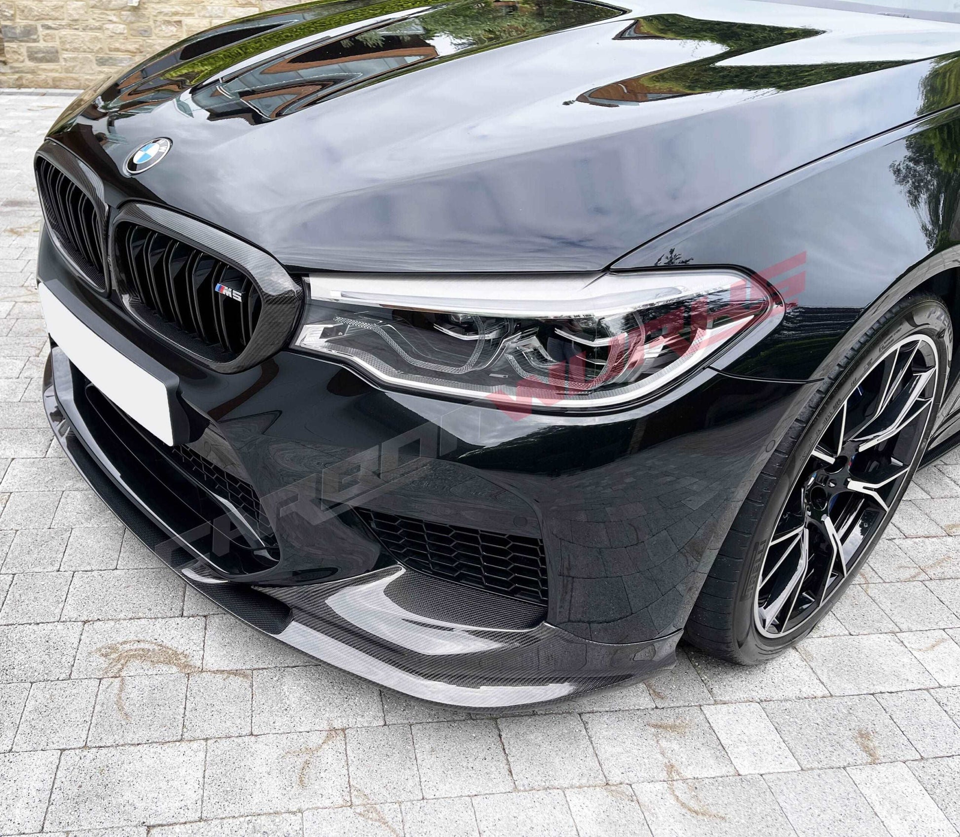BMW M5 F90 CARBON FIBRE FRONT SPOILER 2017-2020 PRE-FACELIFT