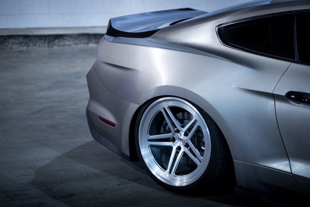 2015 - 2023 Mustang Double-Sided Carbon Fiber Type-ST Decklid with Integrated Spoiler