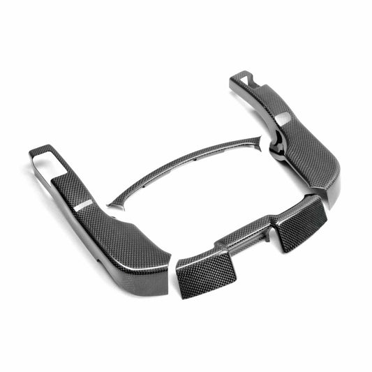 Carbon Fiber Center Gauge Bezel Set For 2009-2016 Nissan GT-R - 4 Pcs