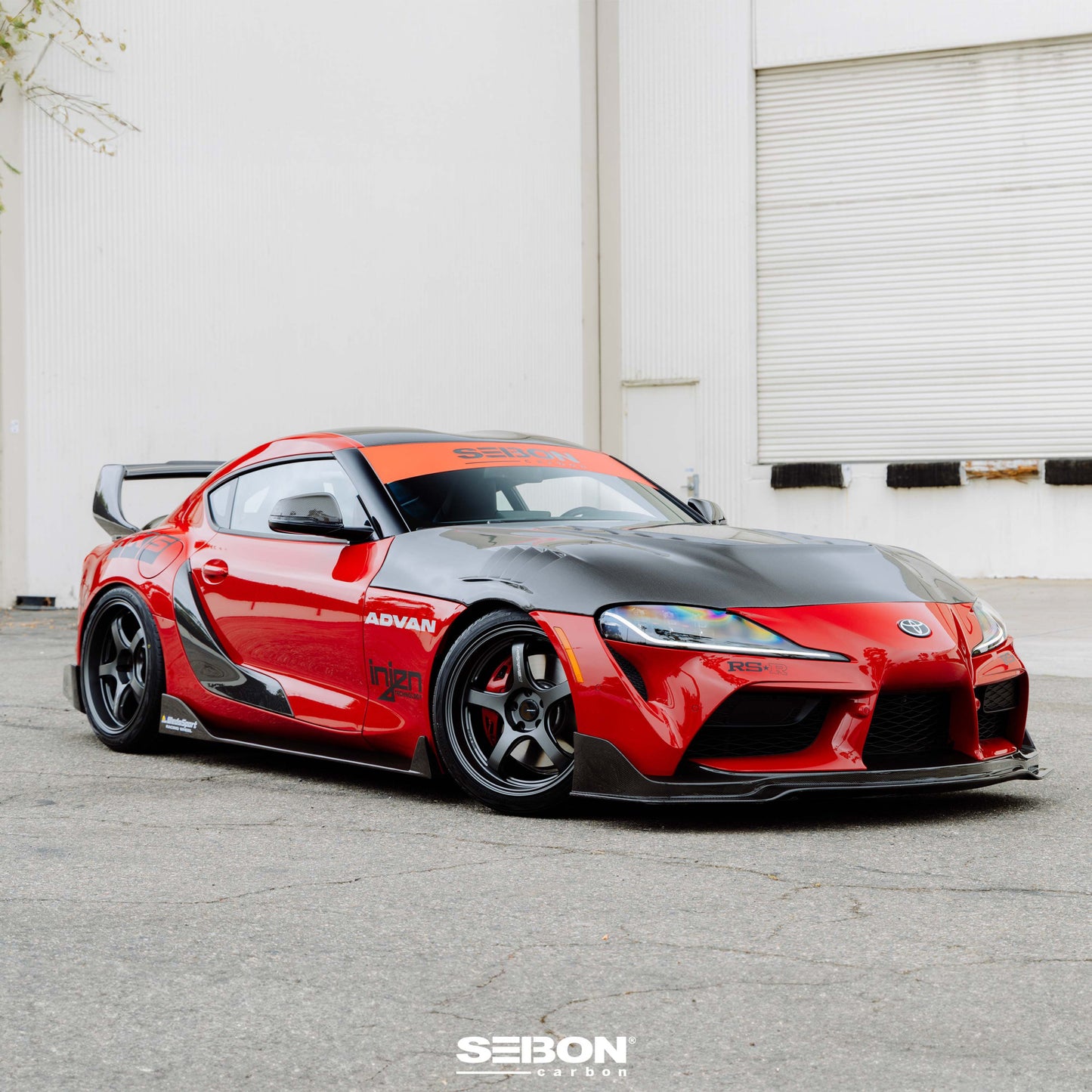 OEM-Style Carbon Fiber Door Garnish For 2020-2024 Toyota GR Supra