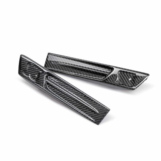 Carbon Fiber Fender Duct Logo For 2009-2014 Nissan GT-R