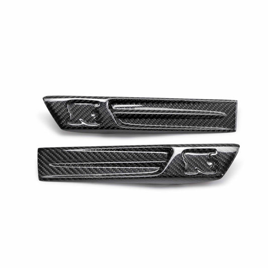 Carbon Fiber Fender Duct Logo For 2009-2014 Nissan GT-R