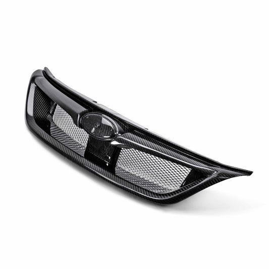 STI-Style Carbon Fiber Front Grille For 2011-2014 Subaru WRX STi
