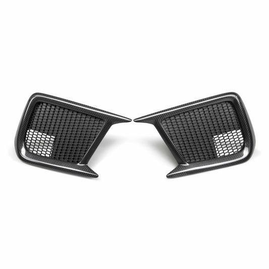 Seibon carbon fiber fog light surround for Subaru WRX STI - view 2