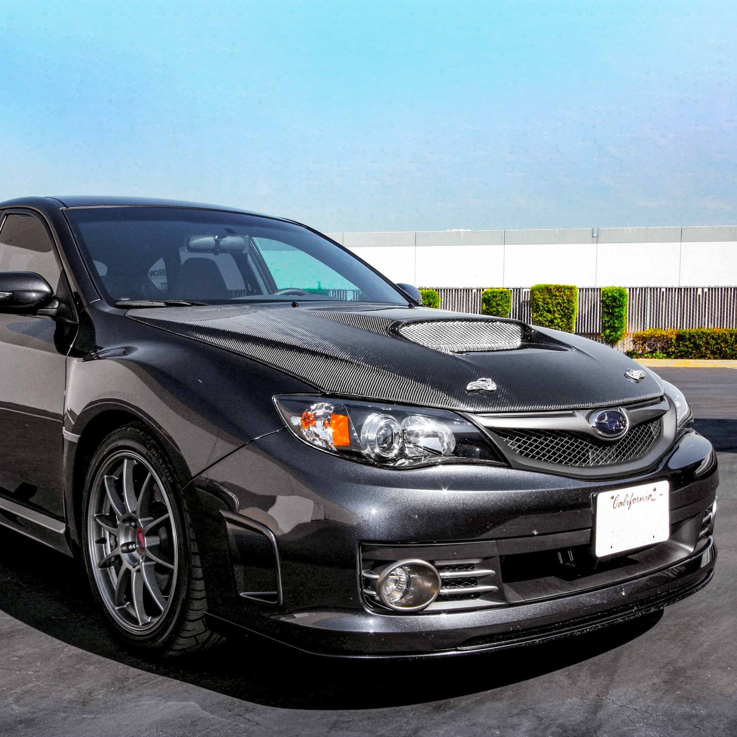 OEM-Style Carbon Fiber Hood For 2008-2014 Subaru WRX/STi