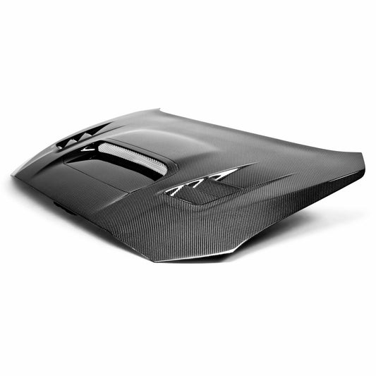 Seibon CW-style carbon fiber hood for Subaru WRX STI - view 2