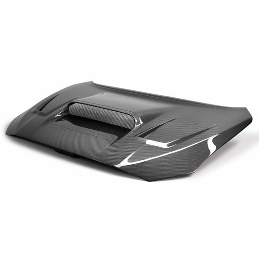 Seibon VS-style carbon fiber hood for Subaru WRX STI – view 2