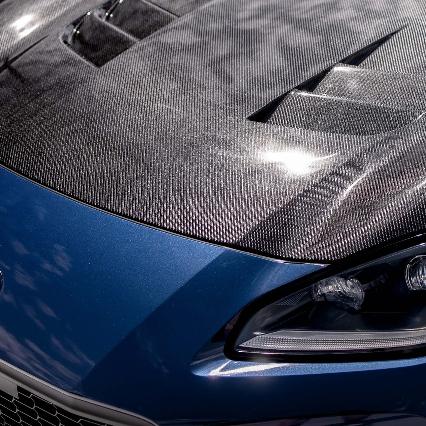 TS-Style Carbon Fiber Hood For 2022-2024 Toyota GR86/ Subaru BRZ